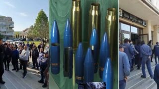 Protest la fabrica de armament din Prahova. Ministrul Economiei vine de urgență la faţa locului