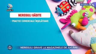 Nreguli grave la magazinele de jucării