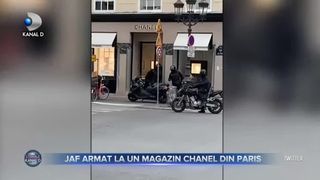 Jaf armat la un magazin Chanel din Paris