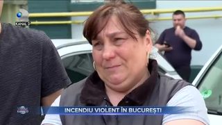 Incendiu violent in Bucuresti
