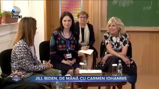 Jill Biden, de mana cu Carmen Iohannis