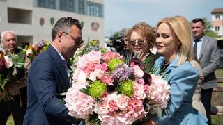 Gabriela Firea a fost în vizită la Centrul pentru refugiați din orașul Voluntari