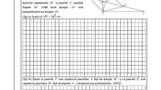 modele subiecte matematică evaluare națională