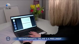 Recensământul online s-a prelungit
