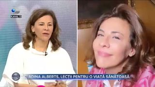 Adina Alberts, lecții pentru o viață sănătoasă