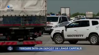 Teroare &icirc;ntr-un depozit de l&acirc;ngă Capitală