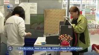 Tăvălugul prețurilor, oprit prin plafonare