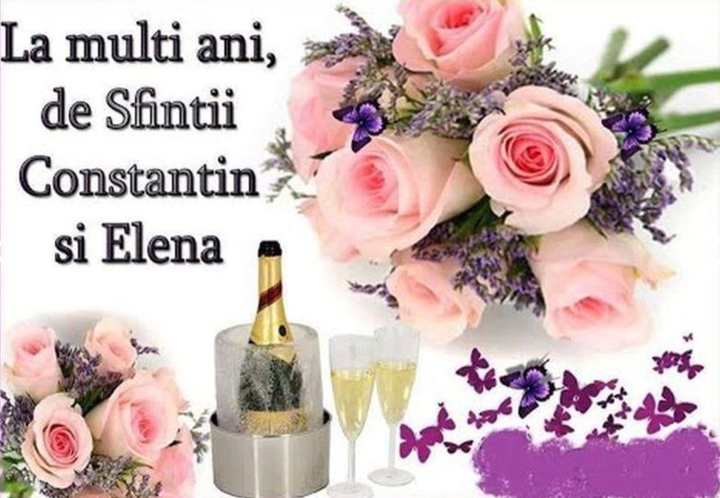 Mesaje de Sf. Constantin şi Elena 2022: La mulţi ani Constantin, Costin, Constanţa şi Elena!