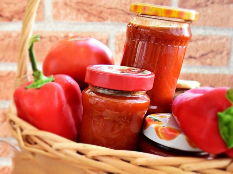 pastă de roșii cu ardei capia