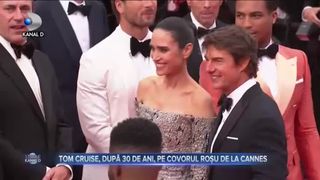 Tom Cruise, după 30 de ani, pe covorul roșu de la Cannes