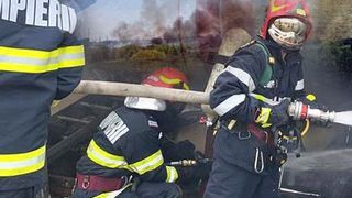 Un incendiu puternic a izbucnit în Parcul Natural Văcărești