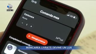 M&acirc;ncarea livrată devine un lux