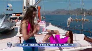Elena Ionescu face sport și &icirc;n vacanță