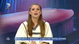 Lia Sinchevici a renunțat la medicină pentru actorie