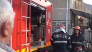  Un incendiu violent a avut loc la fostul Combinat de Cauciuc Sintetic şi Produse Petrochimice din Bacău