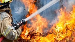 Un incendiu a cuprins un depozit din Timișoara 