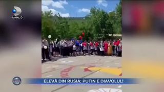 Elevă din Rusia - Putin e diavolul