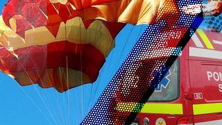 VIDEO - Accident la un aeroclub din Mureș:  Un elev a fost grav rănit după ce a căzut cu paraşuta în incinta aerodromului