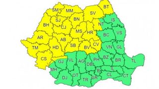 VIDEO - 21 de județe intră sub avertizare de cod galben de vreme rea