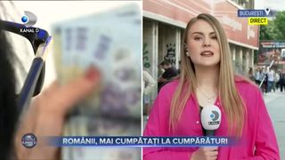 Rom&acirc;nii, mai cumpătați la cumpărături