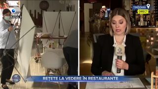 Rețete la vedere în restaurant