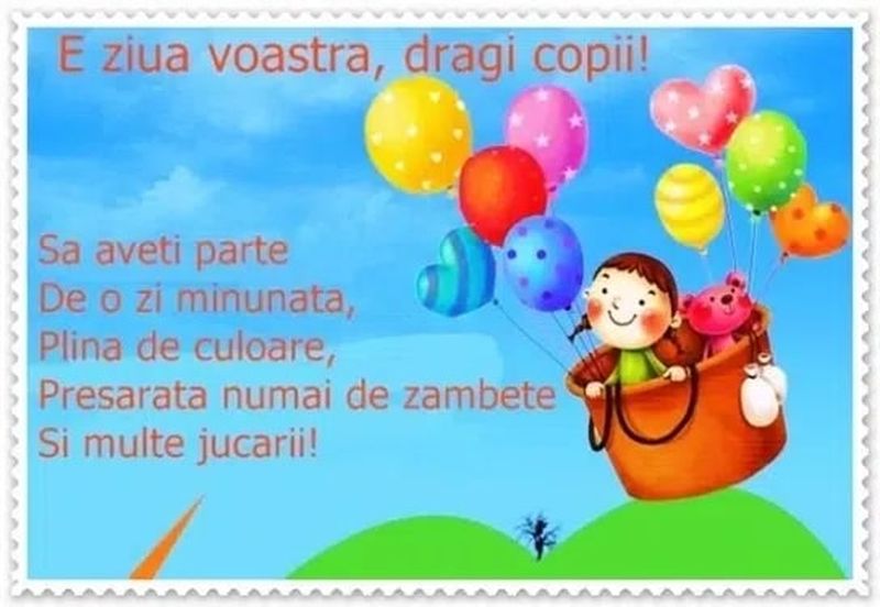 Mesaje si felicitări de 1 Iunie, Ziua Copilului 2022. Idei de urări pentru copii și cei pe care îi consideri copii