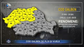 Cod galben de ploi și vijelii