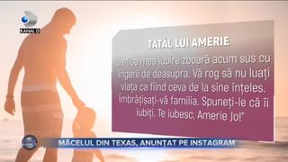 Măcelul din Texas, anunțat pe Instagram