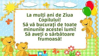 Mesaje, urări și felicitări de Ziua Copilului