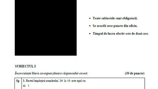 posibile subiecte Evaluarea Națională
