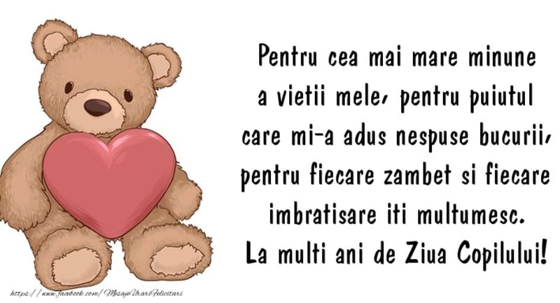 Mesaje pentru copilul meu: Cele mai frumoase cuvinte pentru Ziua Copilului - 1 iunie