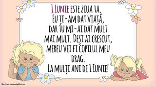 mesaje emoționante 1 iunie