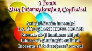 La mulţi ani de Ziua Copilului! Mesaje emoţionante pentru cei mici de 1 iunie: "Să fii copil e un lucru minunat..."