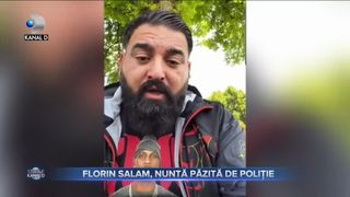 Florin Salam, nuntă păzită de poliție