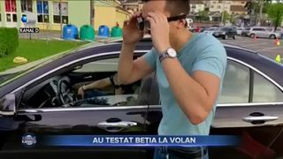 Au testat beția la volan