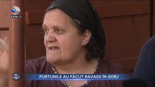 Furtunile au făcut ravagii &icirc;n Gorj