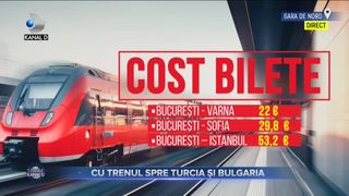 Cu trenul spre Turcia sau Bulgaria