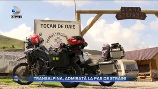Transalpina, admirata la pas de straini