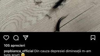 bianca pop s-a tuns singură