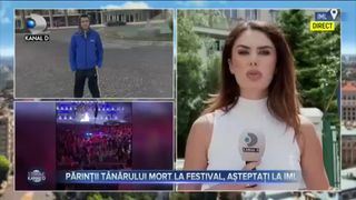 Părinții t&acirc;nărului mort la festival, așteptați la IML