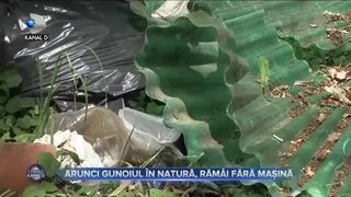 Arunci gunoiul &icirc;n natură, răm&acirc;i fără mașină