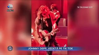 Johnny Depp, vedetă pe Tik Tok