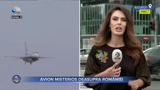 Avion misterios deasupra Rom&acirc;niei