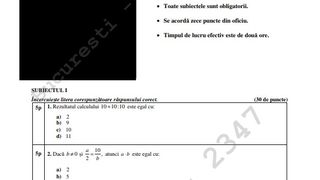 Subiecte Evaluarea Națională 2022 Matematică Edu.ro. Le poți consulta aici, punct cu punct. Cât de grele ți se par?