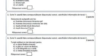 Subiecte Limba rom&acirc;nă Evaluarea Națională