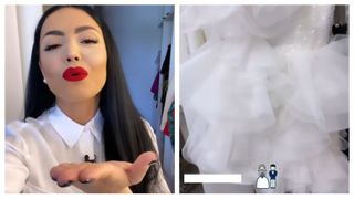 Andreea Mantea s-a filmat printre rochiile de mireasă și s-a oprit la una! Cum arată rochia perfectă pentru prezentatoarea emisiunii Casa Iubirii?