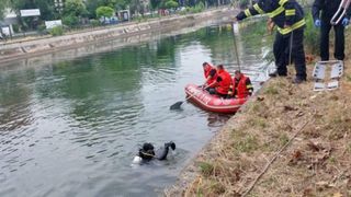 VIDEO | Un bărbat a murit după ce a căzut în râul Dâmbovița