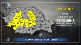 Cod galben de ploi și vijelii
