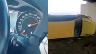  Un minor drogat din Satu-Mare a produs un accident după ce a furat mașina familiei