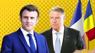Emmanuel Macron a ajuns în România. Președintele francez a fost întâmpinat de Nicolae Ciucă și Vasile Dîncu